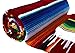 El Paso Designs Extra Large Mexican Saltillo Serape Blankets (Burgandy)