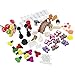 BESTOMZ Miniature Garden Ornaments, 58 Pieces Ornament Kits Set for DIY Fairy Garden Dollhouse Decor