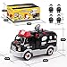 GILOBABY Take Apart Police Car with 4 Policemen, STEM Toy DIY Car with Drill Tool, Lights and Sounds, 32 Piece, Build Your Own Car for Boys & Girls Age 3