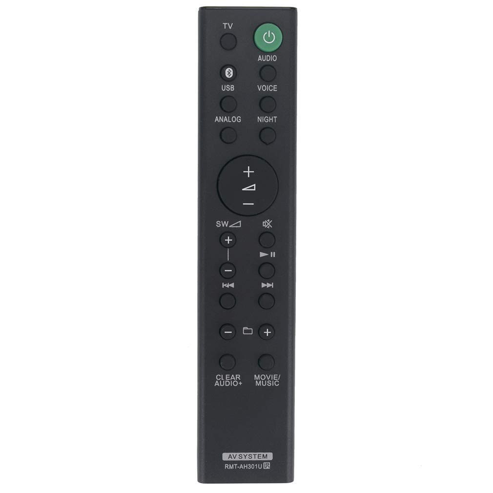 VINABTY RMT-AH301U RMTAH301U Remote Control Replacement fit for Sony sound bar HT-MT300 HTMT300 HT-MT301 HT-MT300 HTMT301 SA-WMT300 SA-WMT301