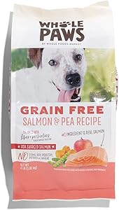 Whole Paws, Whole Paws, Dog Grain Free Salmon & Peas Recipe, 64 Ounce