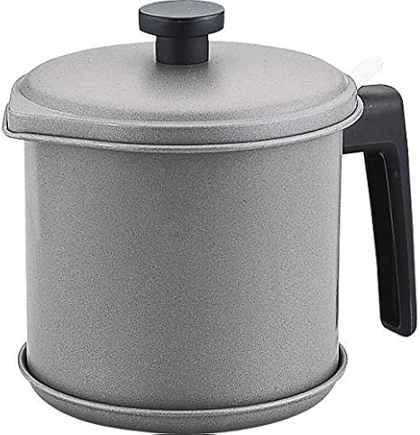Amazon テフロンオイルポット受皿付1 5l オイルポット オンライン通販