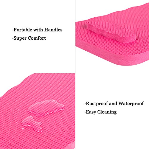 Butterfly Love Garden Kneeling Pad, Kneeler Pad for Gardening, Cleaning, Repair Work, Yoga, Prayers & Exercise, Pink - Thumbnail 5