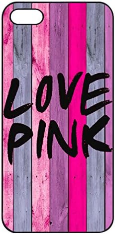 S&amp;C Cute Glittery Love Pink Design 644 Plastic Protective Hard Back Phone Case For iPod Touch6