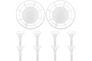 Veemoon 10pcs Wedding Bouquet Holder Floral Handle 8cm DIY Bridal Flower Holder for Fresh and Artificial