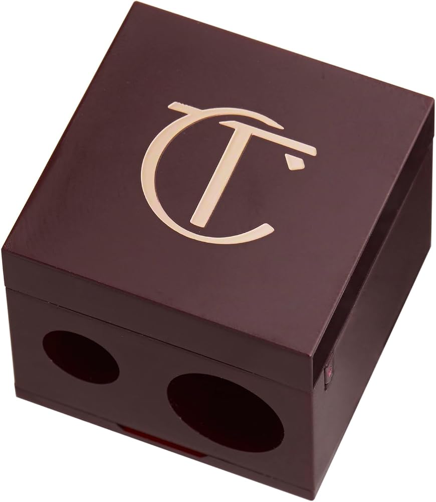 Charlotte Tilbury Pencil Sharpener - Dual-Size Sharpener for Makeup Pencils | Compatible with Lip Liner, Eyeliner & Eyeshadow