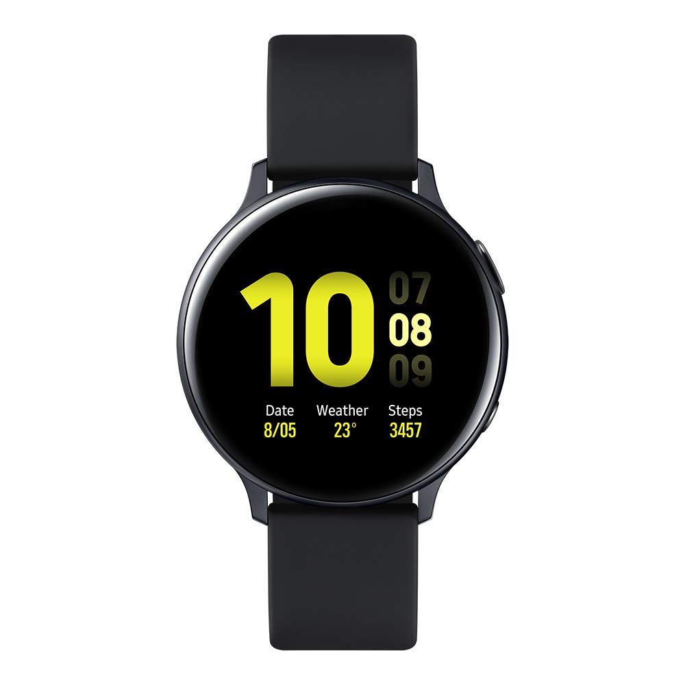 Samsung Galaxy Watch Active2 44mm - Sleep Monitor, Aqua Black (Renewed)