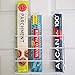 Evelots Wrap/Foil Organizer Rack-Kitchen Cabinet Door-Wall-Plastic Coated Iron