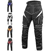 Motorcycle Pants for Men & Women All Season Enduro Dual Sports Touring Impact Armored Motocross Cargo Protective Bikers Pants