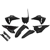 UFO PLAST Full Plastic Kit Compatible with Honda CRF250R/CRF450R 2025-2026 (Black HOKIT127F@001)