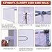 KEYMAYA Replacement Wheeled Canopy Bag for 10FT Pop Up Canopy Tent, Roller Bag Only