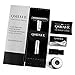 QSHAVE Premium Quality Adjustable Double Edge Safety Razor 700 (1 Razor, 1 Stand, 1 Leather Protective Sleeve & 5 pcs Titanium Coated Blades)