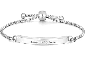 zeqingjw Heart Cremation Bracelet for Ashes Stainless Steel Urn Bangles for Ashes Memorial Keepsake Cremation Memorial Urn Bracelet - Adjustable,Free Fill Kit