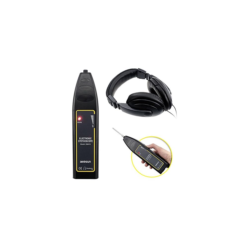 allsun EM410 Electronic Stethoscope Car Noise Finder Diagnostic