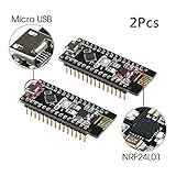 Emakefun for Arduino Nano V3.0 Board, RF-Nano-Board, ATmega328P Micro-Controller Board, Mirco USB, Includes nRF24L01 Wireless Module Function(2PCS)