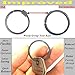 BANG TI Titanium Nail-Saving Flexible Small Keyrings (K1, 26mm/1.02