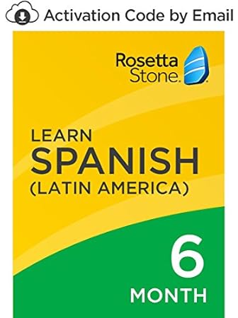 Rosetta Stone: Learn Spanish (Latin America) for 6 months on iOS, Android, PC, and Mac - mobile & online access [PC/Mac Online Code]