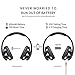Bluetooth Headphones Wireless, WXY Hi-Fi Stereo Over Ear Headset V4.2, Foldable and Lightweight with Mic, Wired and Wireless for Cell Phones iPhone TV PC (Bright Black)thumb 1