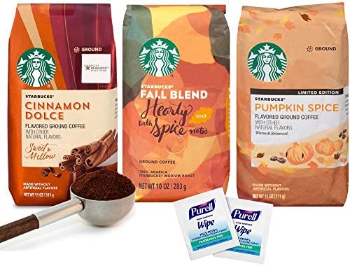 Starbucks Pumpkin Spice - Fall Blend - Cinnamon Dolce Bundle 2018