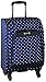 Kenneth Cole Reaction Dot Matrix Lightweight Expandable 4-Wheel Spinner Luggage, Navy, 20-Inch Carry On