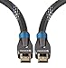 Farstrider 4K HDMI Cable/HDMI Cord 10ft - Ultra HD 4K Ready HDMI 2.0 (4K@60Hz 4:4:4) - High Speed 18Gbps - 26AWG Braided Cord-Ethernet /3D / HDR/ARC/CEC/HDCP 2.2 / CL3