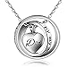 Locket Ashes urn necklace for mom&dad&Grandpa&grandma&uncle&aunt no longer by my side forever in my heart memorial keepsake jewelry