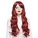 YOPO Wig Long Wigs for Women, Free Wig Cap & Bobby Pins, 30'' Wavy Synthetic Wig for Halloween Cosplay