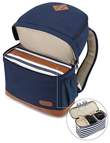 5 Kattee+Womens+Canvas+Backpack+Waterproof