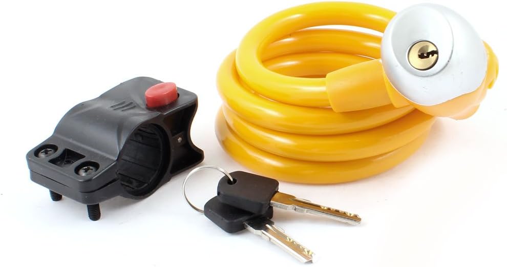 Yellow bike lock Clearance