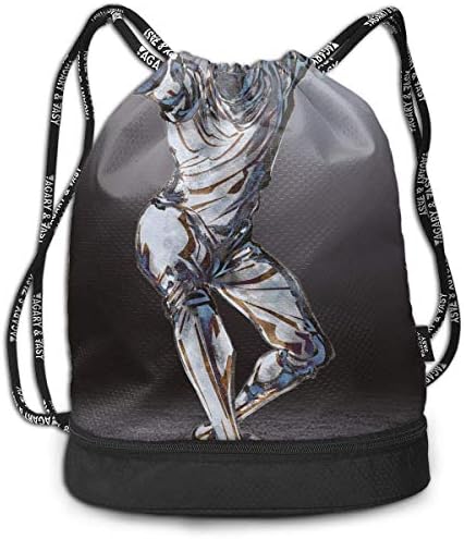 PmseK Drawstring Bag Bundle Backpack, Fencing Combat Multifunctional Bundle Backpack Shoulder Bag For Men And Women