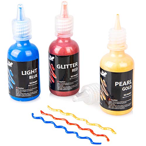 5 Fabric+Paint+Set+Brushes+Stencils