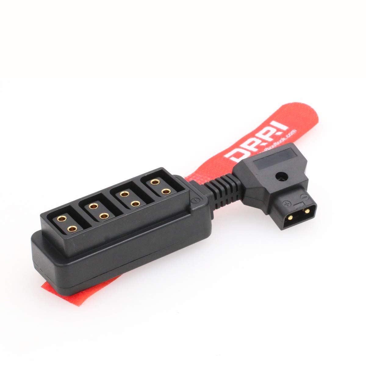 新品 DRRI D-tap Male to 4-Port Female P-Tap Splitter hub for BlackMagic 4k/ Cinema Cameras…