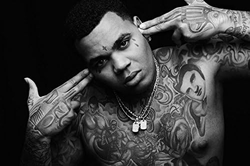 TST INNOPRINT CO Kevin Gates Rapper Black White Poster 13x19