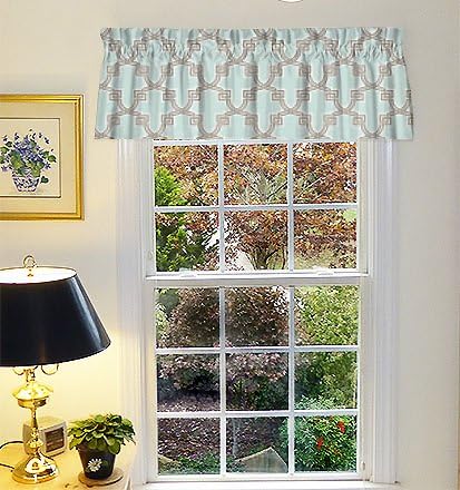 Window Treatment Valances, Curtains for your Kitchen, Bath, Living, Bed &amp; Dining Room 52" x 16", Tested &amp; Proven Impeccable Quality &amp; Style - Hiro Snowy by Appleberry Attic