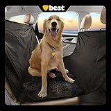 Best Dog Seat Cover (100% WATERPROOF) Perfect Backseat Hammock for All Type of Pets and All Types of Vehicles - Cars, Trucks, Vans, & SUVs - Best Protector for Unwanted Pet Hair, Dirt, Mud, & Slobber