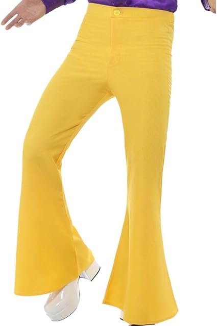 Amazon Co Jp Smiffy S メンズ 70年代 ベルボトム グルービー ディスコ フィーバー フレアパンツ 服 ファッション小物