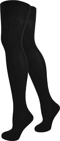 normani Top modische Damen Overknees in verschiedenen Designs/Baumwolle mit Elasthan Auswahl