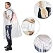 Aiduy Rain Poncho, Emergency Disposable Rain Ponchos with Drawstring Hood and Elastic Sleeve for Adults Men and Women, Survival Kit Accessory for Camping, Hiking, Traveling, Sporting - 5 Pack