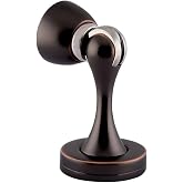 Solid Mental Magnetic Door Stop, Wall Mounted, Oil Rubbed Bronze