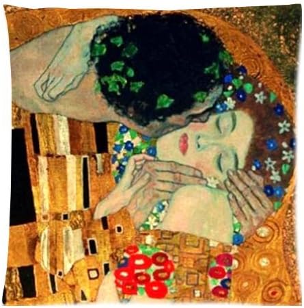 LiangZP Gustav Klimt painting art Custom 18x18 Inch Throw Cushion Cover Pillow Cases (Twin Sides)