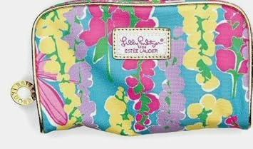 lilly pulitzer estee lauder makeup bag