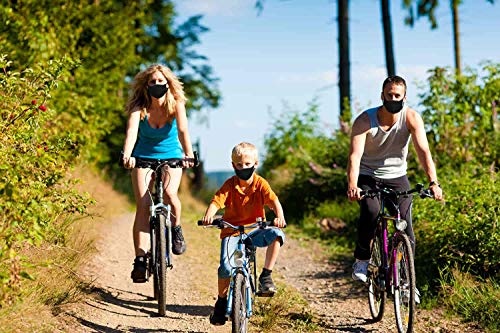 image for Mouth Mask, Paxcoo 6 Packs Face Mask for Dust, Black Face Mouth Masks 