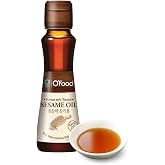 Premium Korean Sesame Oil [5.4 Fl Oz] -100% Pure Toasted Sesame Seed Oil | Korean-Style Rich & Nutty Flavor | Asian Cooking O