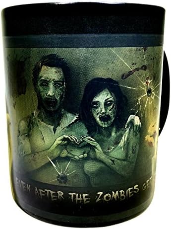 Blisslii Walking Dead Coffee Mug for "Undead Lovers" - Color Changing Zombie Mug