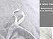 PURE ERA Solid Cotton Ultra Soft Heather Jersey Knit Home Bedding 3 Pieces Duvet Cover Set,1 Comforter Cover and 2 Pillow Shams Incanus King Size