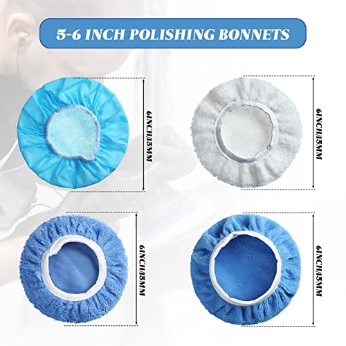 30 Pcs Orbital Buffer 56 Inch Waxers Set Car Polisher