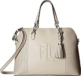 LAUREN Ralph Lauren Women's Dome Satchel Beige One Size