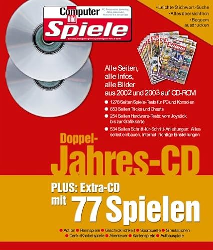Computer Bild Spiele Jahres-CD-ROM 2003 (2 CDRs): Amazon.de: Software