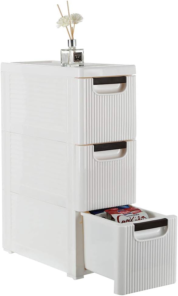 Narrow Slim Rolling Storage Cart and Organizer,Kitchen