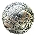 Buffalo Nickel Large Coat Buttons Metal 19mm 3/4